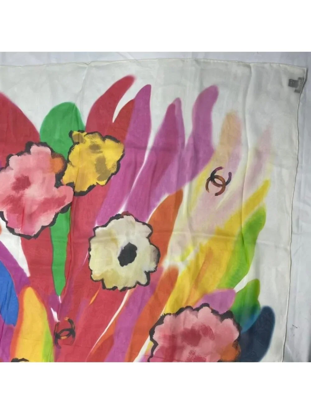 Chanel Super Large Scarf - Picture 7 of 11